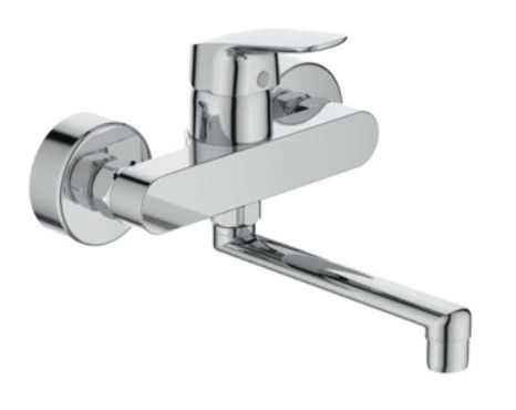 Ideal Standard B1717AA Ideal Standard Ceraflex eengreepskeukenmengkraan - wandmodel - chroom - uitloop 160 mm