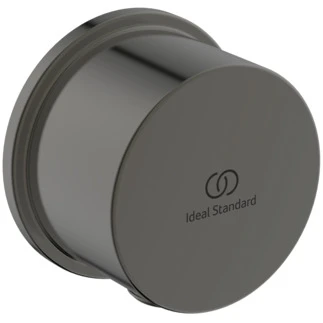 Ideal Standard BC808A5 Ideal Standard IdealRain muuraansluitbocht rond - Brushed Gun Metal