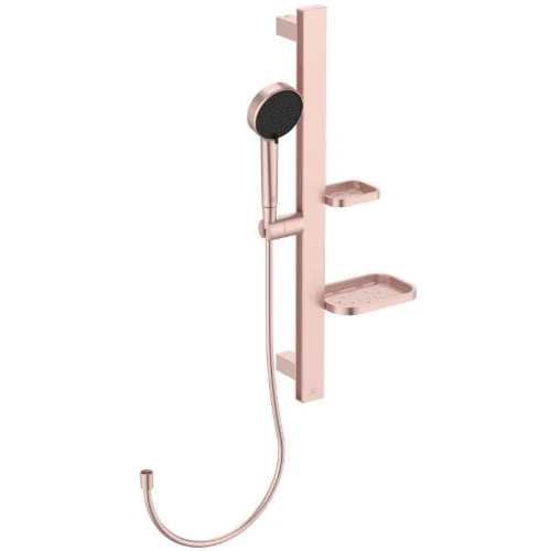 Ideal Standard Alu+ Doucheset 600 mm handdouche 2 F 100 mm + doucheflexibel 1/2 x 1750 mm - rose BD586RO