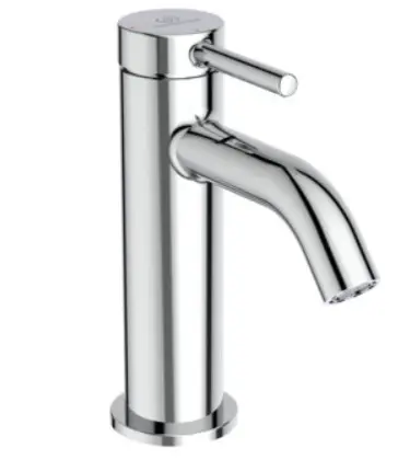 Ideal Standard BD759AA Ideal Standard Ceraline Nuovo wastafelmengkraan met click-clack 4l/min - BlueStart Technology - chroom