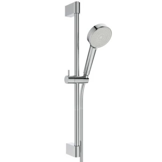 Ideal Standard BE233AA Ideal Standard IdealRain doucheset 600 mm - chroom - handdouche 2jet 100 mm chroom/wit - IdealFlex 1/2 x 1750 mm - 8 l/min