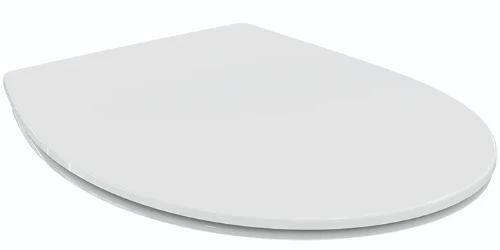 Ideal Standard Astor toiletzitting - wit - scharnier inox E131701