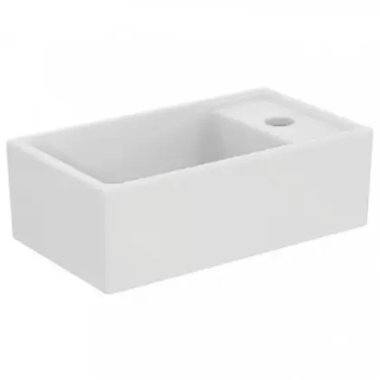 Ideal Standard i.life S handenwasser 370 x 210 mm - wit - met kraangat rechts - zonder overloop E211201