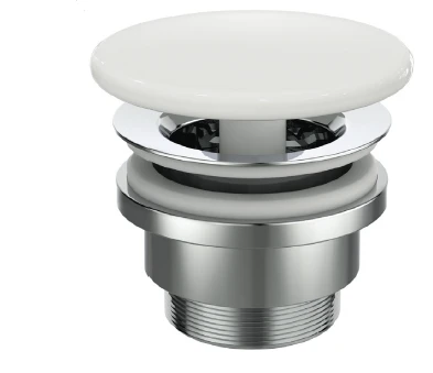 Ideal Standard Ipalyss niet aflsuitbare afvoerplug - Wit glossy E211401
