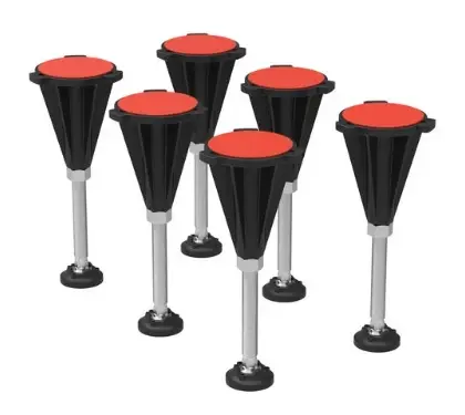Ideal Standard Ultra Flat S douchepoten (set 6st) - met 3M dubbelzijdige tape - prijs per set K936467