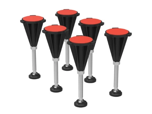 Ideal Standard Ultra Flat S douchepoten (set 6st) - met 3M dubbelzijdige tape - prijs per set K936467