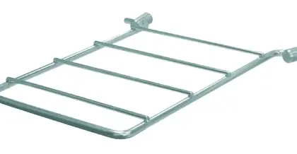 Ideal Standard R6378AA Ideal Standard Douro emmerrooster 450 mm - inox - bevestigingspinnen naar buiten