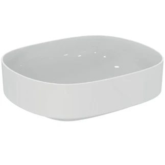 Ideal Standard Linda-X opbouwwastafel 450 x 380 mm - wit - zonder kraangat - zonder overloop T440001