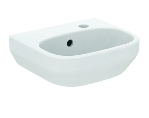 Ideal Standard i.life A handenwasser 350 x 300 mm - wit - met kraangat rechts - met overloop - in meeneemverpakking T471001