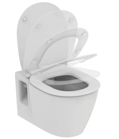 Ideal Standard Wandwc Ideal Standard Connect diep open spoelrand 34.5x30x wit E817401