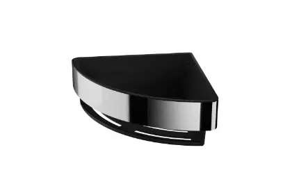 Inda AV231AAL08 Inda Accessoires korf angulaire avec coupelle amovible - zwart mat