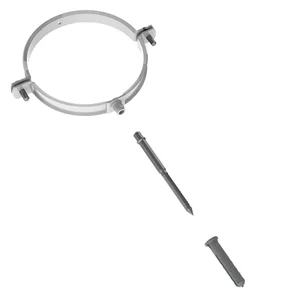 Isoleco Schouwbeugel 125mm + draadpin isoleco 40.045.22.43