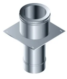 Isoleco Dubbelwandig rookgaskoppelstuk Isoleco 80mm/80mm 31.664.31.30