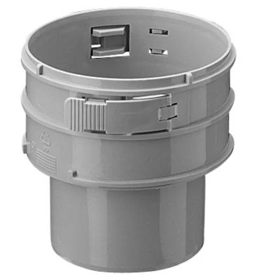 Isoleco Enkelwandige rookgashulpstuk Isoleco 130mminox 40.047.02.54