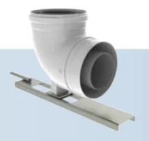 Isoleco Concentrische rookgasbocht Isoleco Twinflex aluminium kunststof 80/125mm 470 40.047.02.73