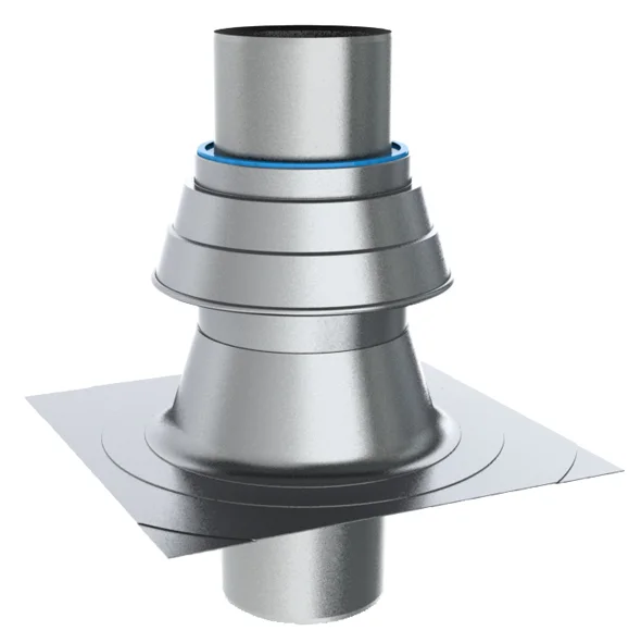 Isoleco Al schoorsteenkap + beluchting 200 + rvs isoleco 40.047.07.91