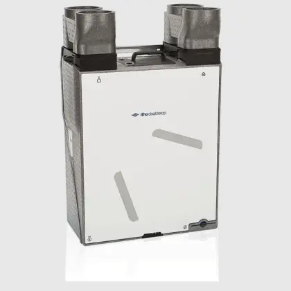 Itho Daalderop WTW-unit Itho Daalderop Apure Vent D 175 175m3/h D=125mm 4 bovenaansluitingen 03-00229