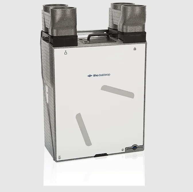 Itho Daalderop WTW-unit Itho Daalderop Apure Vent D 175 175m3/h D=125mm 4 bovenaansluitingen 03-00229