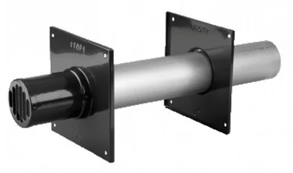 Itho Daalderop Rookgasmuurdoorvoer Itho Daalderop concentrisch 80/125mm 520-0004