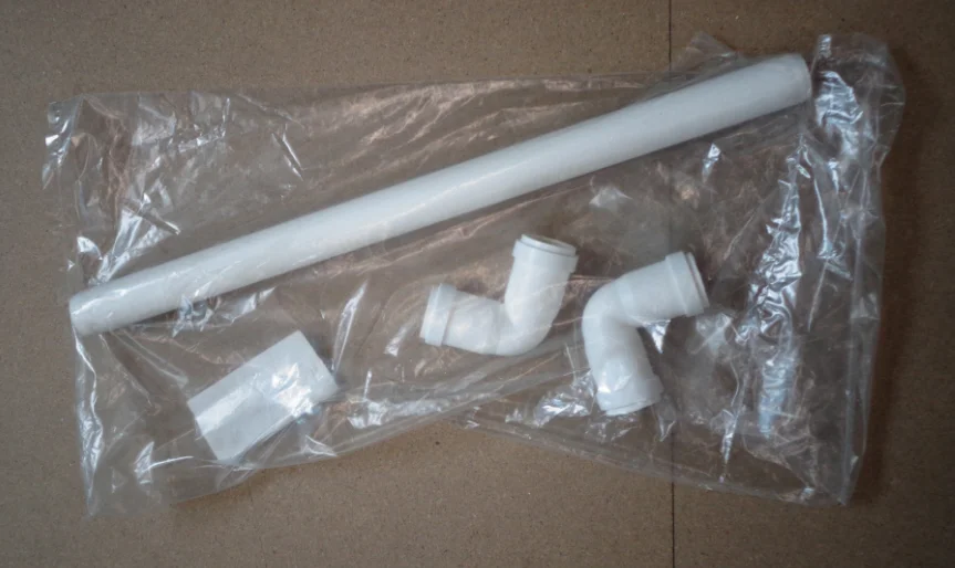 Itho Daalderop Sifon set condensafvoer vertikaal (PP) daalderop 520-0055