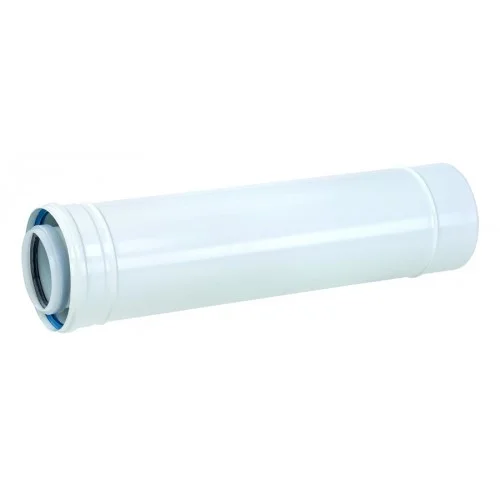 Itho Daalderop Concentrische rookgasbuis Itho Daalderop Twinsafe kunststof/aluminium 80/125mm L2000mm wit 53-00143