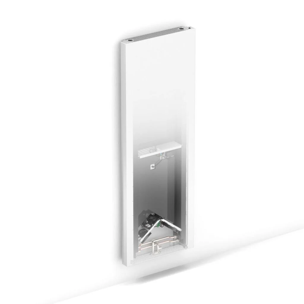 Jaga Ventilatorconvector wandopbouw Jaga Vertiga Hybrid 2000x530mm 1545W(45/40) 850W(35/30) 12 VERW20005312133D05
