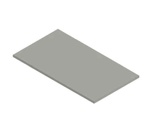 Kivu wastafelblad laminaat 900 x 500 x 18 mm - lungo KL1578