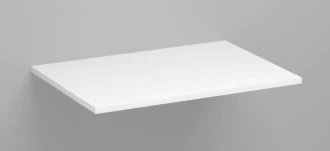 Kivu wastafelblad HPL 700 x 500 x 18 mm - wit KL1581
