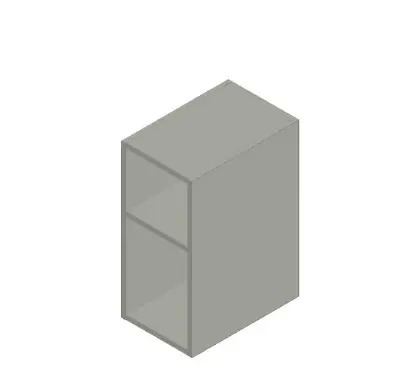 KL2967 Klaire 65 - open rek 300 x 435 x 650 mm - wit