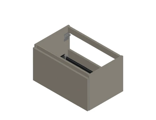 Klaire 39 - wastafelonderkast met 1 lade 700 x 435 x 390 mm - soft KL3001