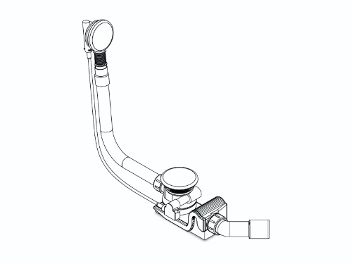 KALDEWEI Special waste+overflow fitting KA4040 alpine white 687772080001