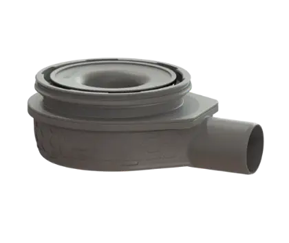 Kessel Ultraflat 79 basiselement horizontaal met zijafvoer 50 mm - 57 ltr/min 44700