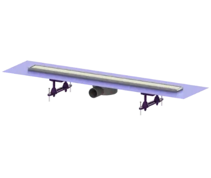 Kessel 45600.63M Kessel Linearis Compact douchegoot compleet 750 mm inox