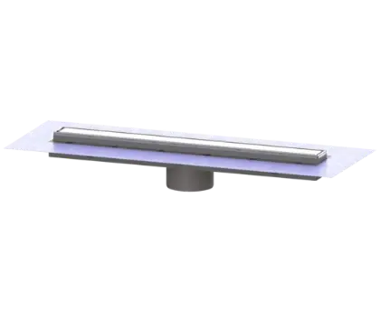 Kessel 48928M Kessel Linearis Comfort opzetstuk 750 mm inox