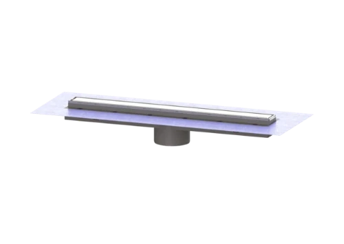 Kessel Linearis Comfort opzetstuk 750 mm inox 48928M
