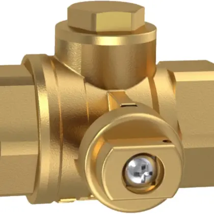 Komfort Kogelkraan met volle doorlaat DN 1" FF PN16 met filter Komfort 51004120