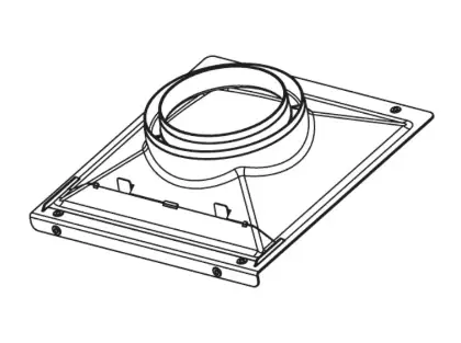 LG PHDCLA0.ELGTEEU LG Acces kanaalaansluitset voor warmtepompboiler 160/200 mm