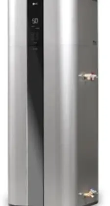 LG WH20STR2.F5 LG Therma V warmtepompboiler 200 l - SG Ready - 2+2 kW - vertikaal - vloermodel - ERP label sanitair: A+