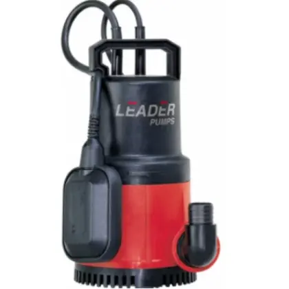 Leader Dompelpomp vezelversterkt kunststof Hmax=9m Qmax=14.4m3/h met vlotter 1x220-240V stroomkabel=10m Leader Ecosub PDI5028M