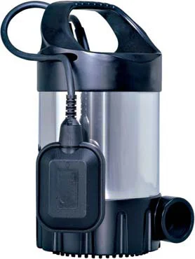 Leader Dompelpomp inox Hmax=6m Qmax=14.4m3/h met vlotter 1x220-240V stroomkabel=15m Leader Prosub 430A PDI5035M