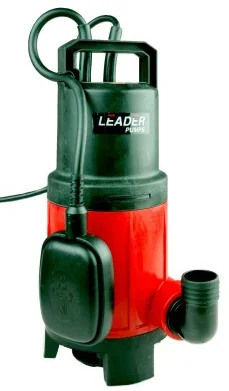 Leader Dompelpomp inox Hmax=9m Qmax=14.4m3/h met vlotter 1x220-240V stroomkabel=15m Leader Provort 54OA PDJ5040M