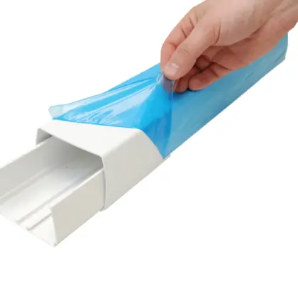 Linum Optimal duct 90x65 mm wit - 2mtr/lng Linum ADP-2400-010