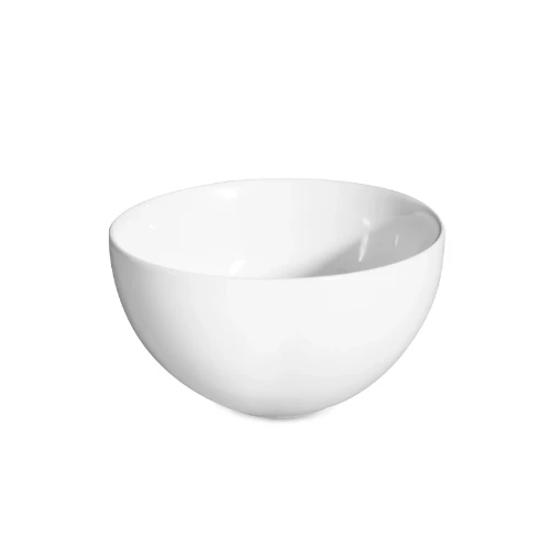 Looox WWKS23W Looox Sink Collection opbouwwastafel rond 230 x 230 mm - wit - keramiek - zonder kraangat - zonder overloop