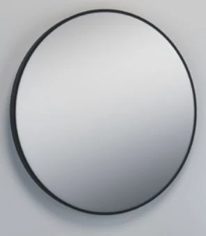 M.PCH.H.800.ZW Mir ronde spiegel 800 mm - zwart - metalen rand