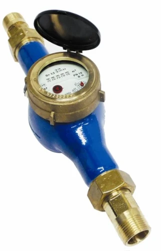 Woltman MTKD meerstraals waterteller koud water (30°C) (met koppelingen en dichtingen) 6/4 x 5/4 - 6,3 m³/h - MTKD-K-26032