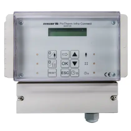 Mark PinTherm Infra Connect Modbus/TCP/IP aansluiting en vakantieregeling mark 0629109