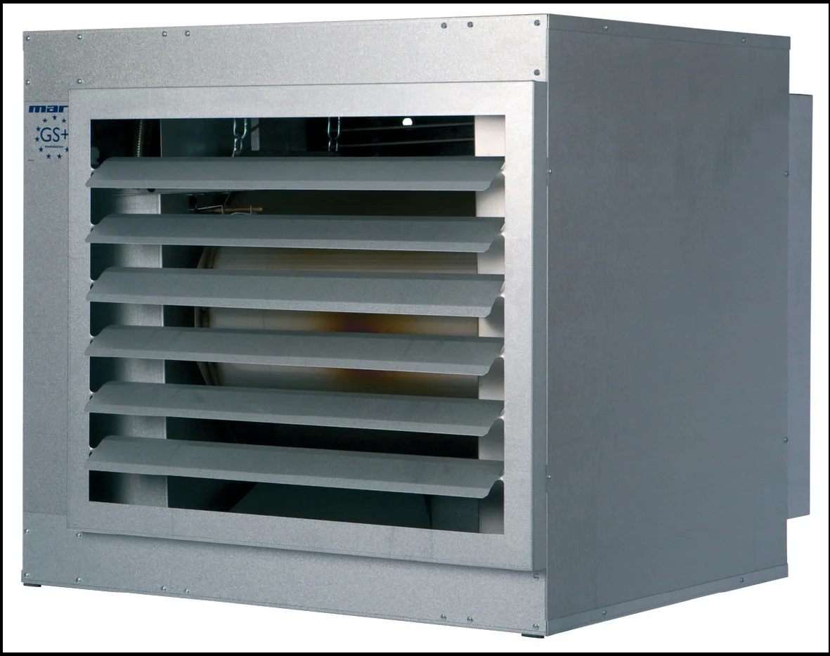 Mark Luchtverhitter directgestookt hangend Mark GS+ 60kW aardgas gesloten uitvoering 60 5057042