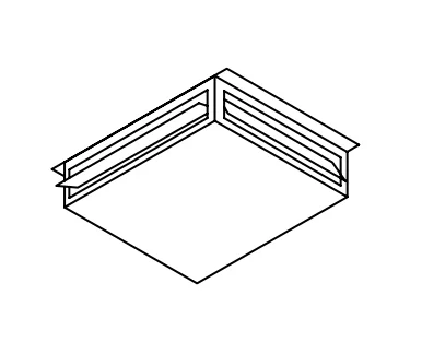 Mark Uitblaaskap 4-zijdig horizontaal voor MDA type 300 mark 5064003