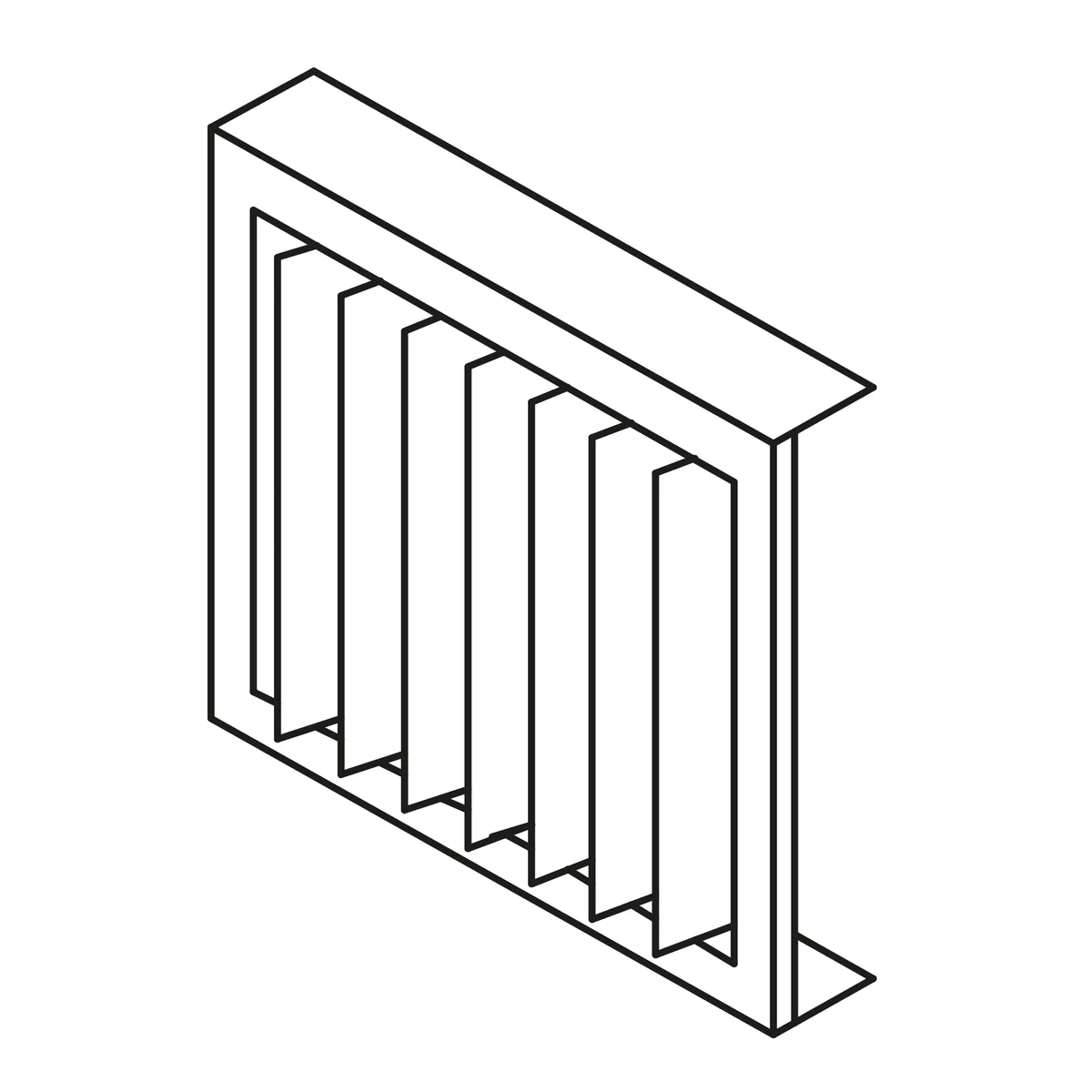 Mark Voorzetraam met verticale schoepen maat 300 5064013