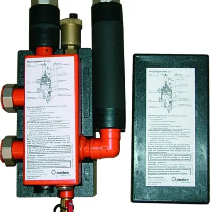 Meibes Evenwichtsfles dn 32 tot 70 kW meibes met luchtafscheider en vuilvanger M 4707 M66393.31
